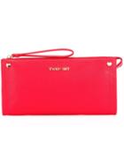 Twin-set Logo Plaque Clutch, Women's, Red