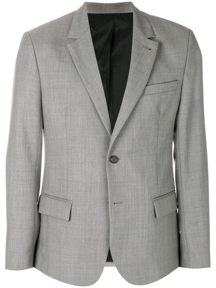 Ami Paris Two Buttons Lined Jacket - Grey