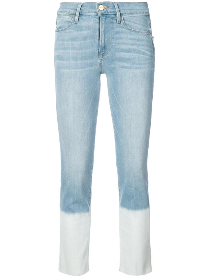Frame Denim Le High Straight Leg Jeans - Blue
