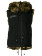 As65 A.s. Army Hooded Gilet - Black