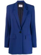 Dorothee Schumacher Fitted Single-breasted Blazer - Blue
