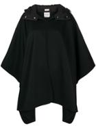 Moncler Hooded Cape - Black