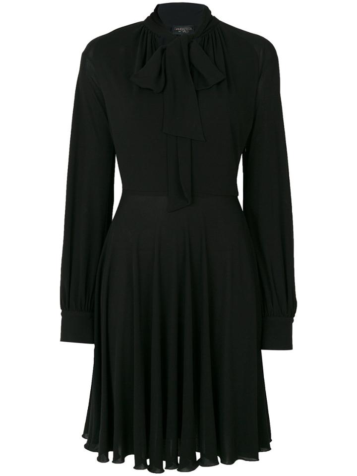 Giambattista Valli Pussy Bow Dress - Black