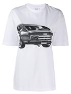 Calvin Klein Jeans Est. 1978 Car Print Oversized T-shirt - White