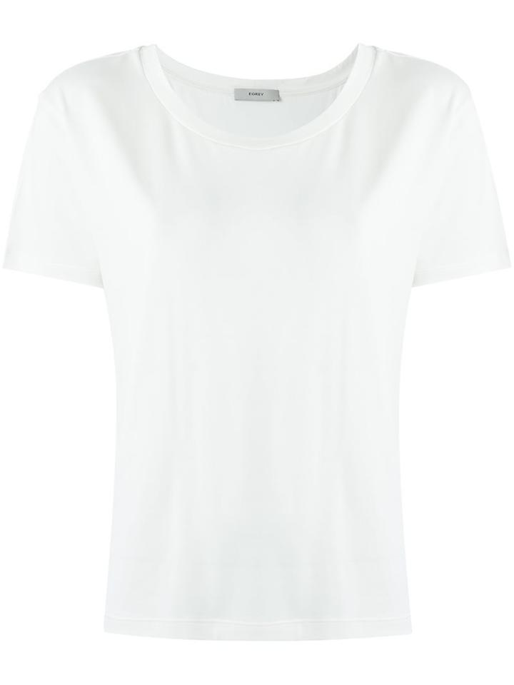 Egrey Short Sleeves T-shirt, Women's, Size: 42, White, Polyester/spandex/elastane/viscose