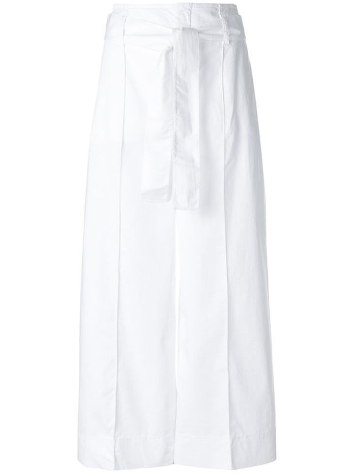 Fay Tie Waist Culottes - White