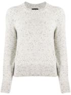 Isabel Marant Crew Neck Knitted Jumper - Grey