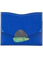 Proenza Schouler Small Curl Clutch - Blue