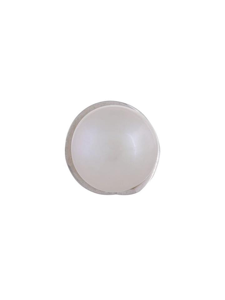 Mehem Pearl Stud Earring - White
