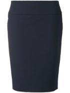 Peserico Over-the-knee Pencil Skirt - Blue