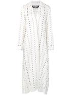 Jacquemus Polka Dots Shirt Dress - White