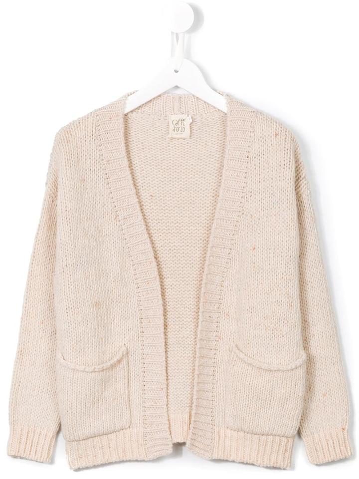 Caffe' D'orzo 'camilla' Cardigan, Girl's, Size: 10 Yrs, Nude/neutrals