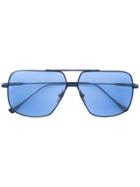 Dita Eyewear Square Aviator Sunglasses - Blue