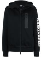 Ski Tech Hoodie, Women's, Size: Xs, Black, Polyurethane/viscose/cotton, Dsquared2