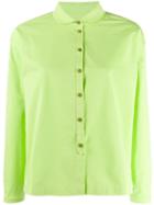 Ymc Flared Long-sleeve Shirt - Green