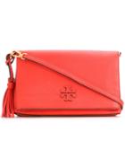 Tory Burch Mcgraw Fold-over Crossbody Bag - Yellow & Orange