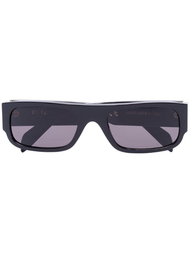 Retrosuperfuture Smile Sunglasses Black Acetate