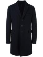 Harris Wharf London Single Breasted Coat, Men's, Size: 50, Blue, Virgin Wool