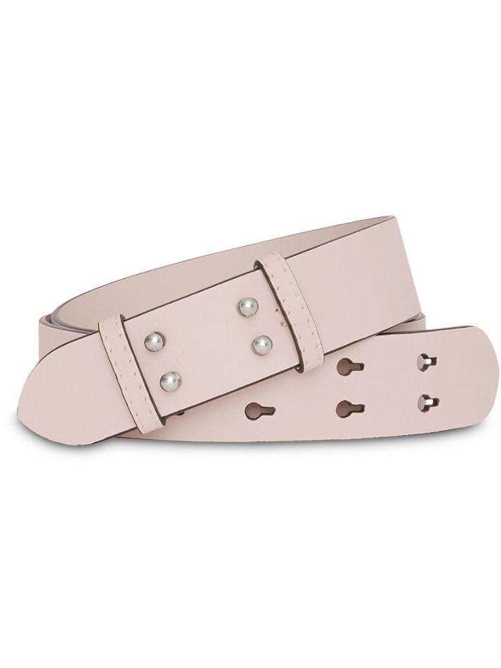Burberry The Medium Belt Bag Grainy Leather Belt - Pink