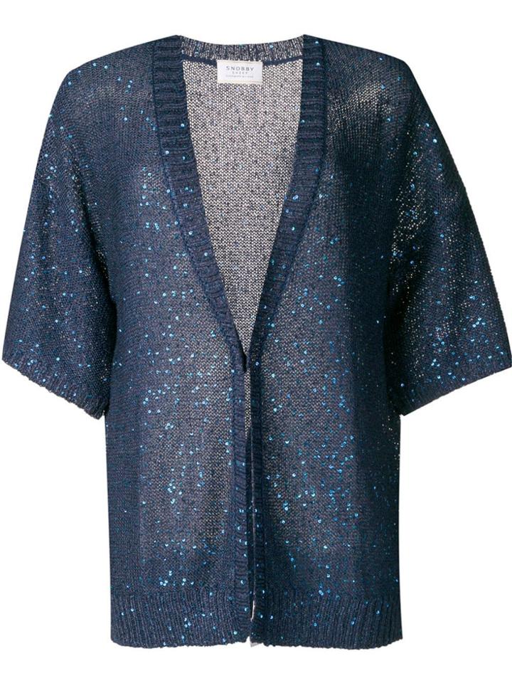 Snobby Sheep Flare Styled Cardigan - Blue