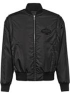 Prada Logo Bomber Jacket - Black