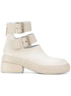 Marsèll Buckle Strap Boots - Nude & Neutrals