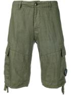 Cp Company Cargo Shorts - Green