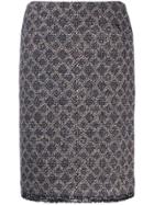 Chanel Vintage 2004's Geometric Pattern Skirt - Blue