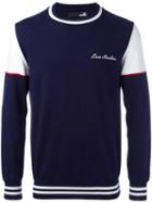 Love Moschino Crew Neck Sweatshirt, Men's, Size: Medium, Blue, Cotton