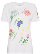 Rosie Assoulin Floral Printed T Shirt - White