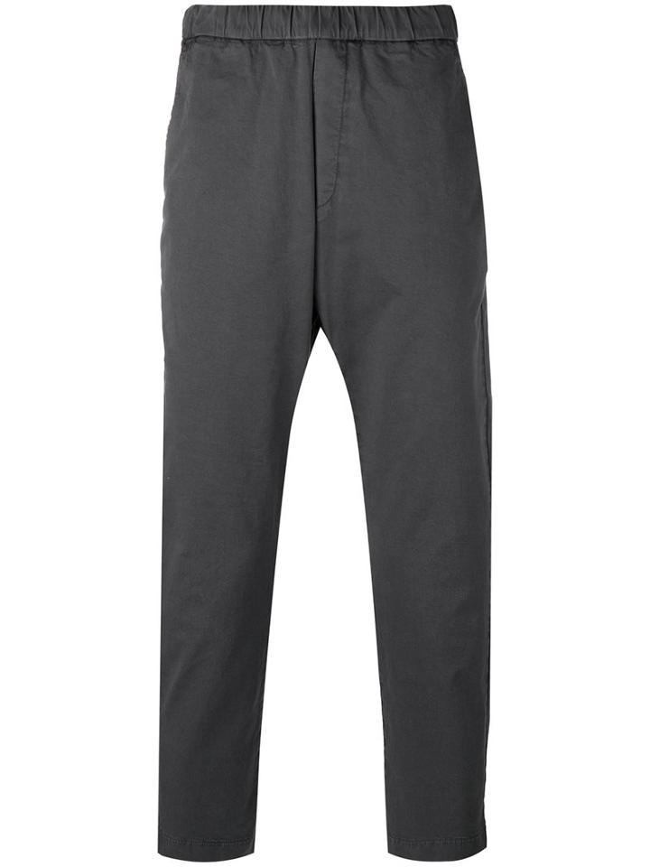Barena Straight Trousers, Men's, Size: 46, Grey, Cotton/spandex/elastane