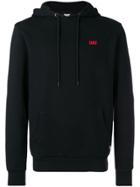 Dust Back Print Hoodie - Black