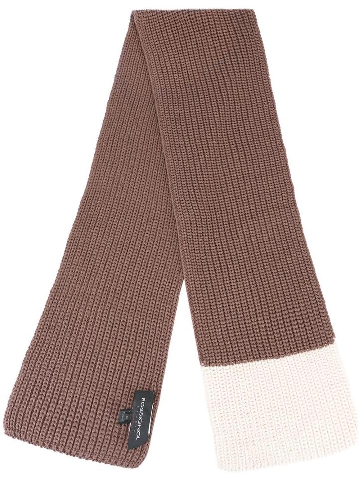 Rossignol Knitted Scarf, Women's, Pink/purple, Virgin Wool