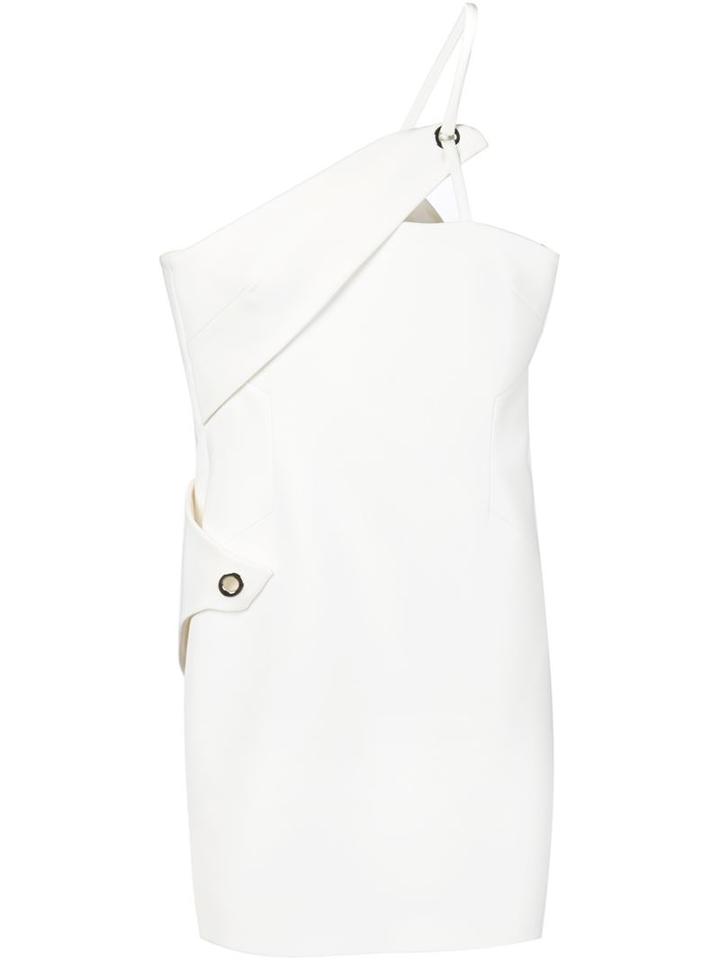 Mugler One Shoulder Mini Dress