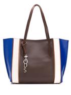 Tod's Colour Block Tote - Brown