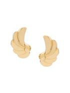 Susan Caplan Vintage Deco-style Clip-on Earrings - Gold