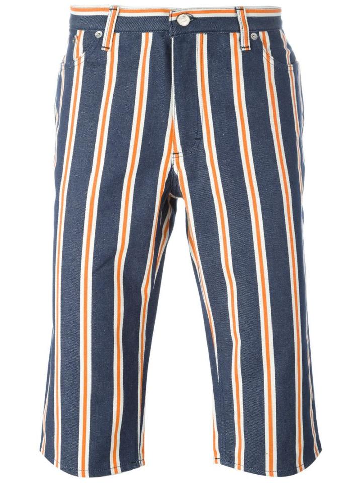Walter Van Beirendonck Vintage Striped Denim Shorts