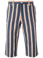 Walter Van Beirendonck Vintage Striped Denim Shorts