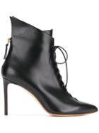 Francesco Russo Lace Up Boots - Black