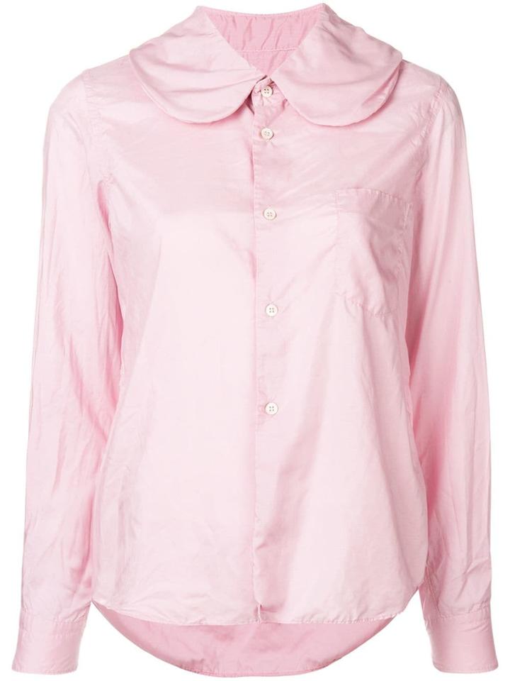 Comme Des Garçons Comme Des Garçons Puritan Collar Shirt - Pink &