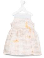 Hucklebones London - Printed Silk Bodice Dress - Kids - Silk - 6 Yrs, Pink/purple