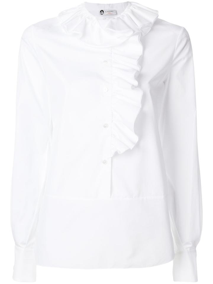 Lanvin Shirt With Frill Detail - White