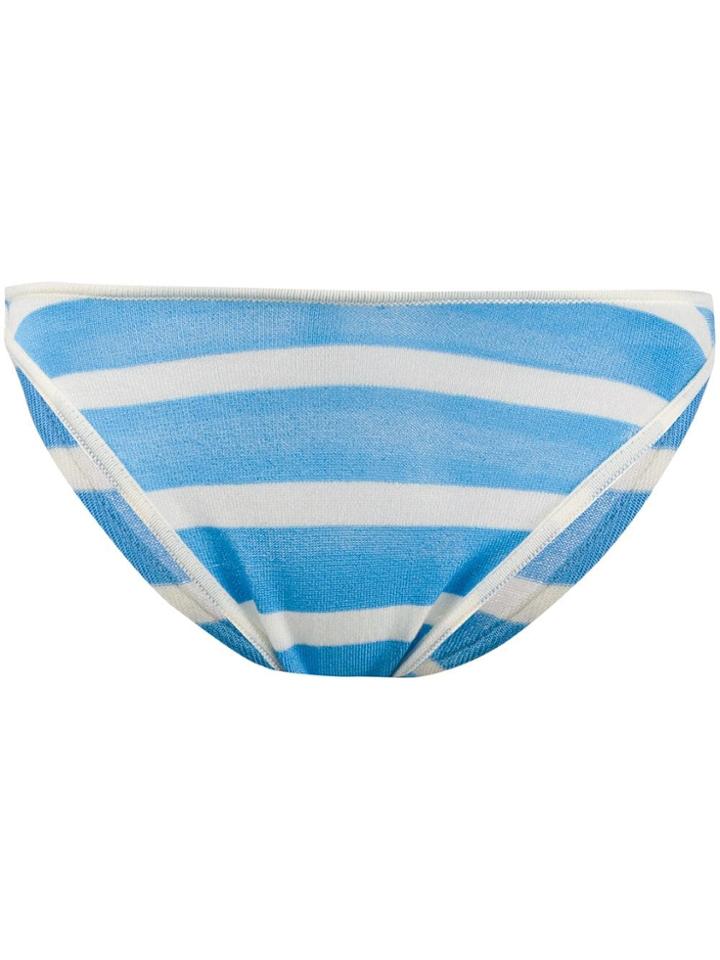 Jacquemus La Culotte Capri Bikini Bottoms - Blue