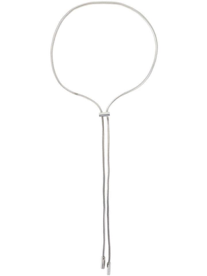 Lara Bohinc 'schumacher' Long Tie Necklace, Women's, Metallic