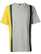 Diesel Colour-block Fitted T-shirt - Grey
