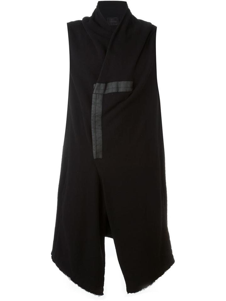 Lost And Found Taped Sleeveless Cardigan