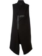 Lost And Found Taped Sleeveless Cardigan