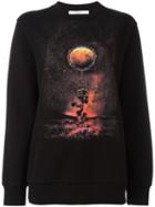 Givenchy Iconic Mandala Printed Sweatshirt, Women's, Size: Small, Black, Cotton