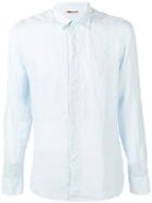 Barena Long Sleeve Shirt, Men's, Size: 50, Blue, Linen/flax