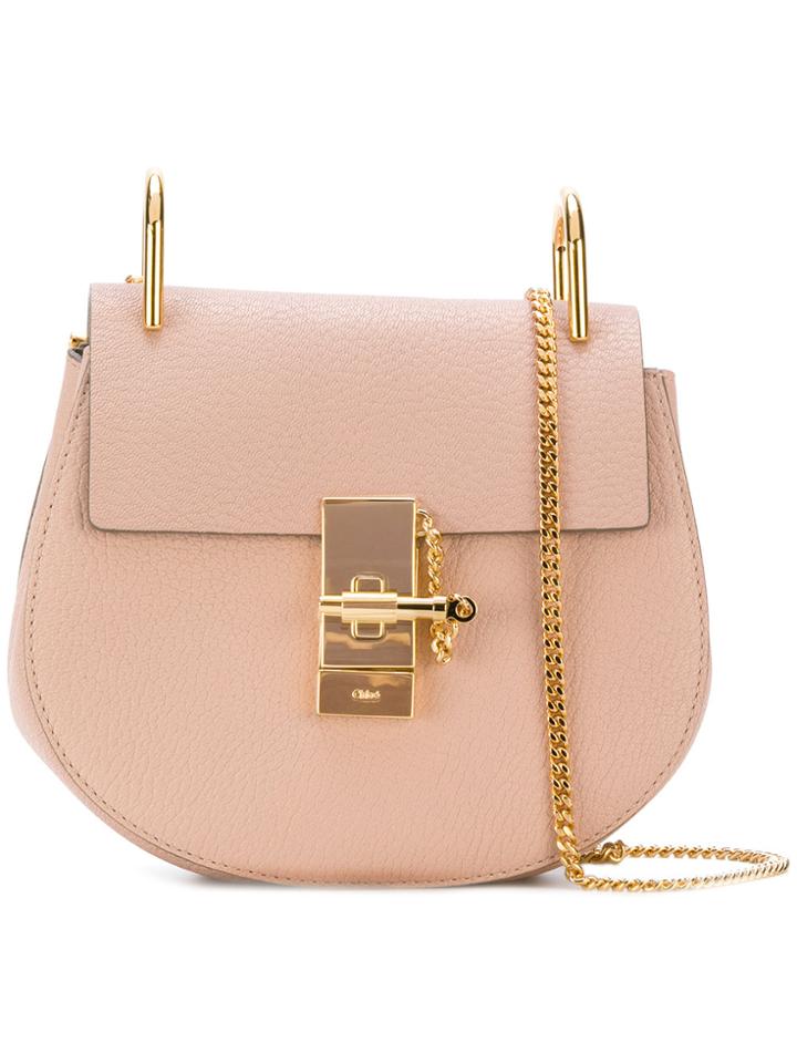 Chloé Small Drew Shoulder Bag - Pink & Purple